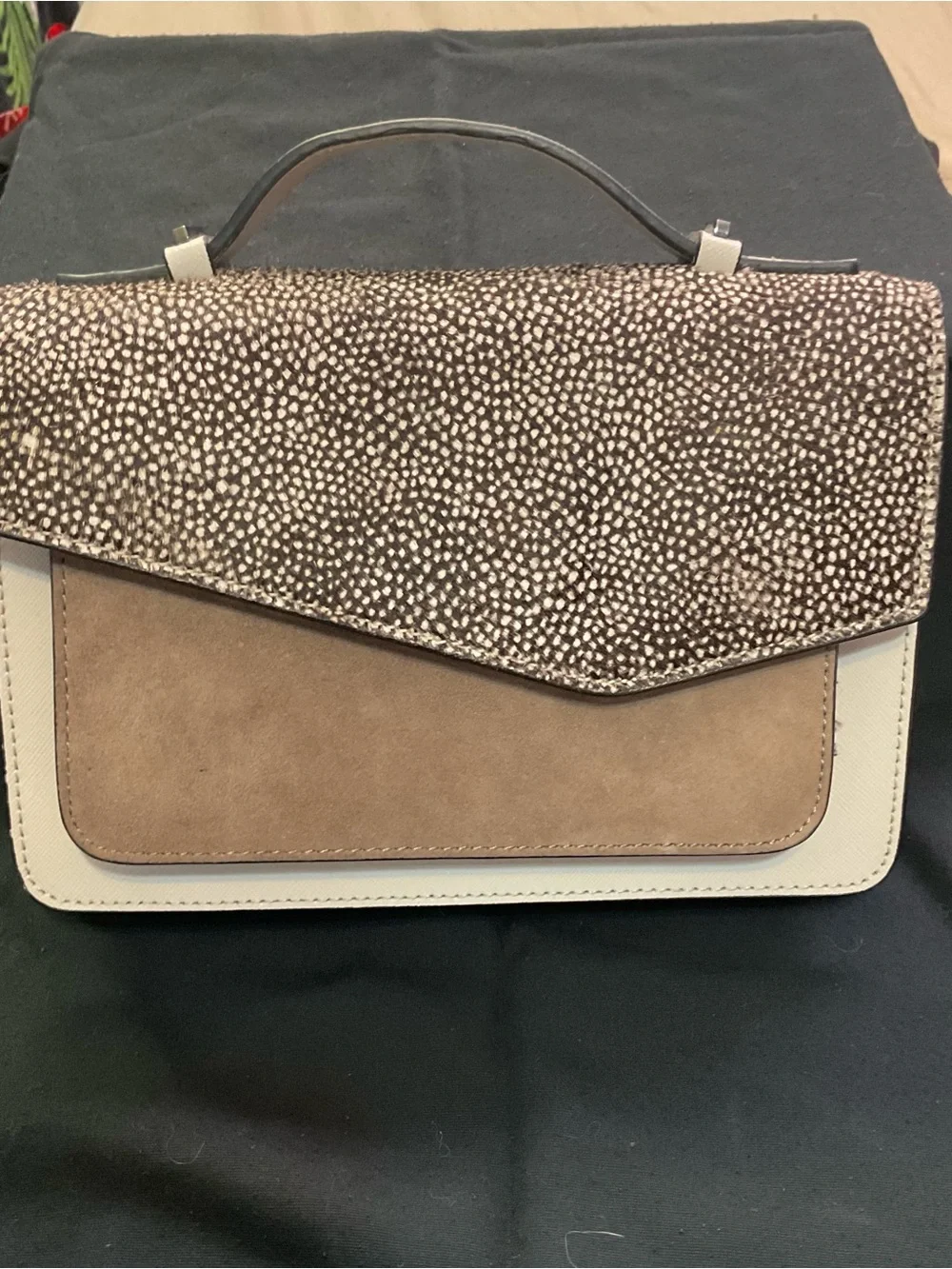 Botkier Cobble Hill Crossbody Bag - Mixed Media Suede & Calf Hair